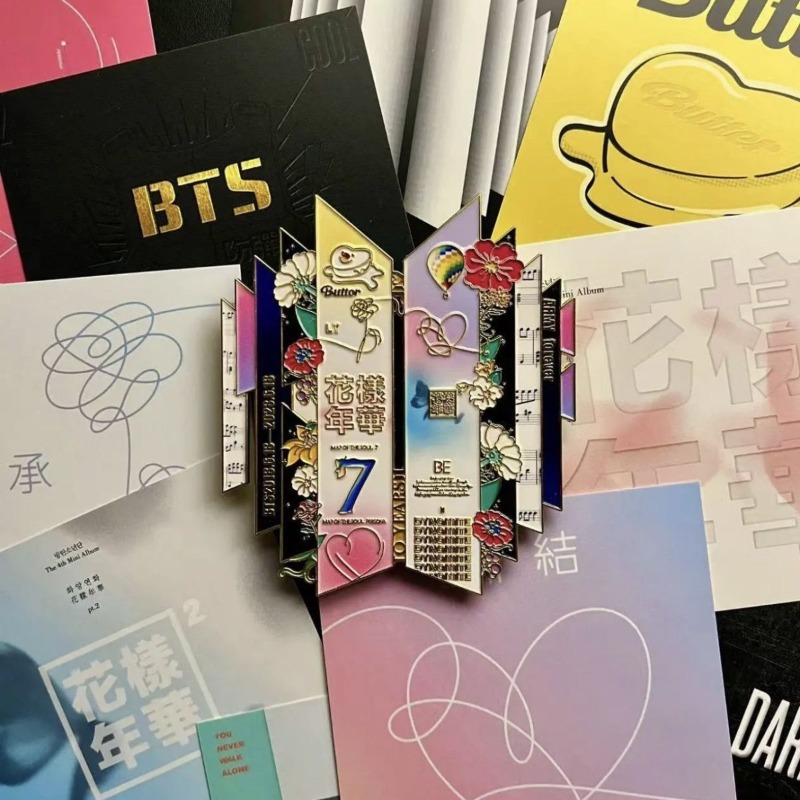 Lencana Logam BT21 Peringatan  - Beauty Makeup Wholesale ulasan dan harga