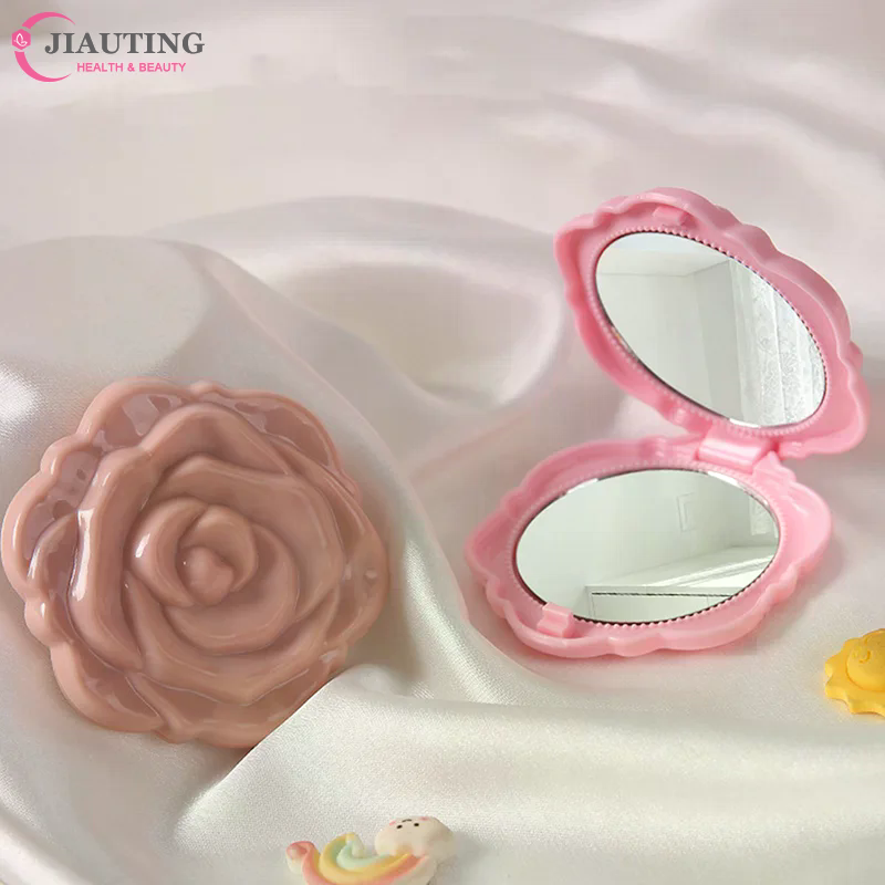 1 Buah Cermin Mini Bunga Mawar - Beauty Rose Makeup ulasan dan harga