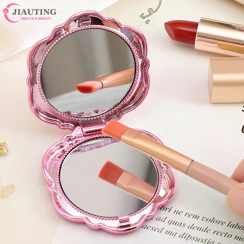 1 Buah Cermin Mini Bunga Mawar - Beauty Rose Makeup ulasan dan harga