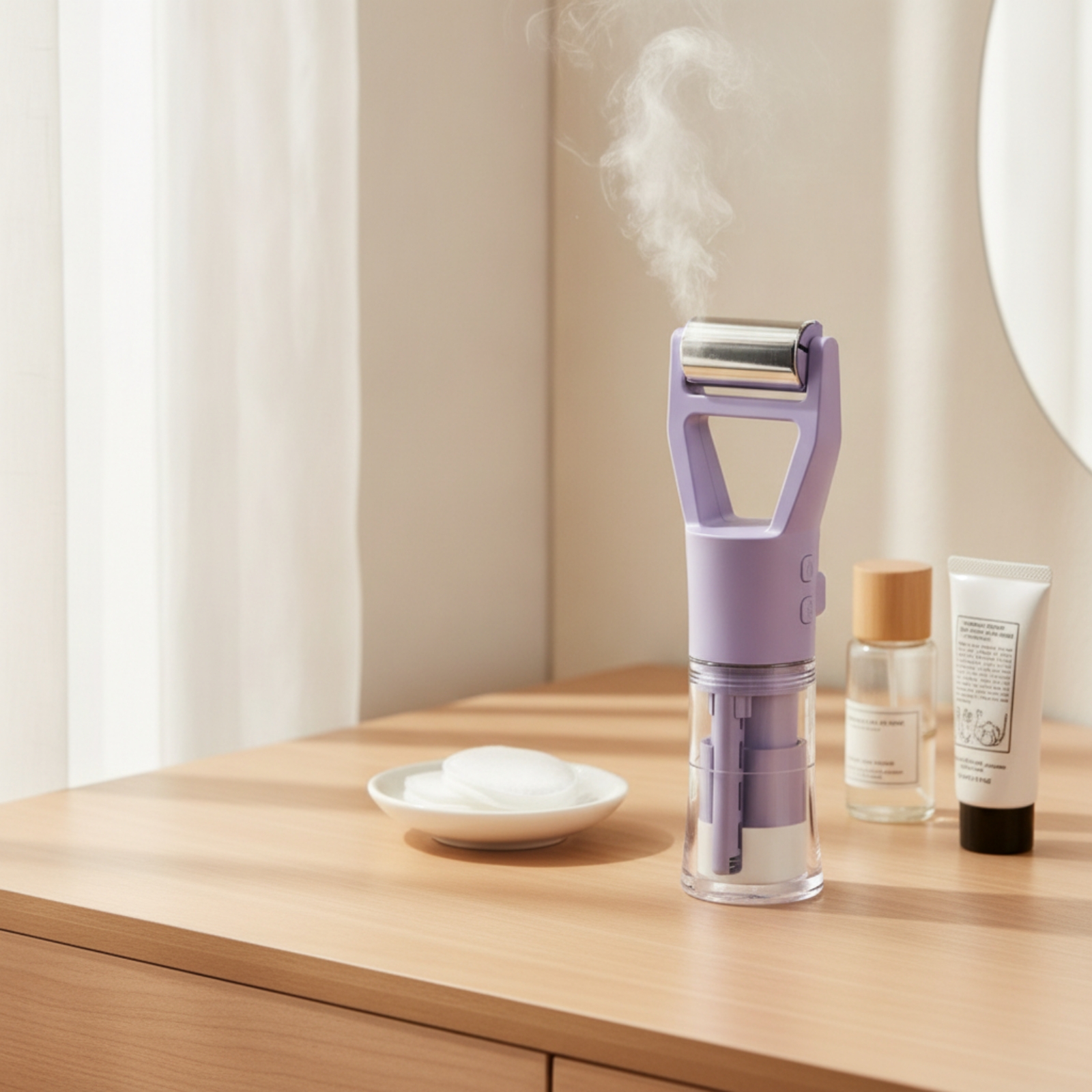 Roller Wajah dengan Semprotan  - Face Massager ulasan dan harga