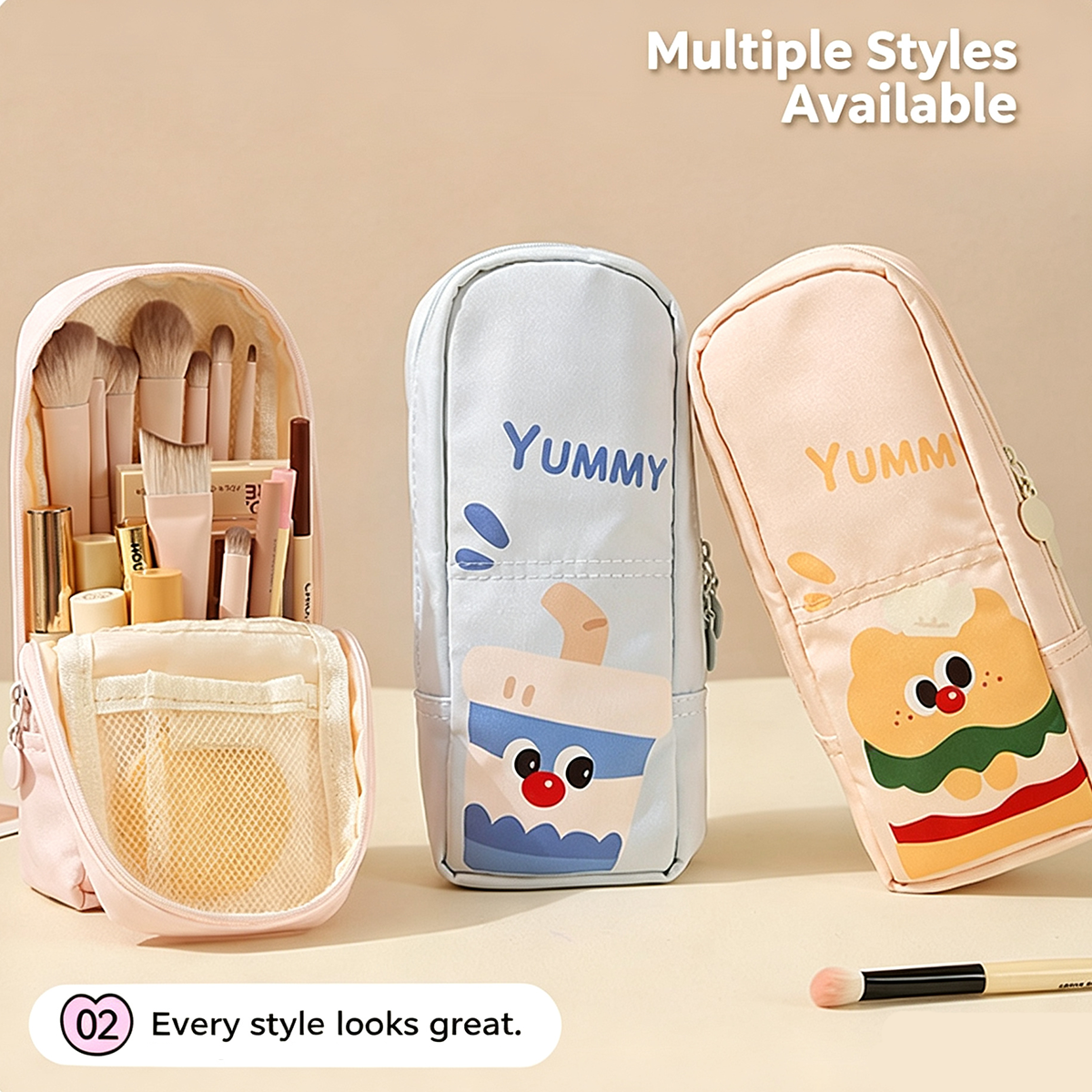 1 Buah Tas Kosmetik Tempat Pen - Beauty Makeup & D Anime Studio Vega Baja ulasan dan harga