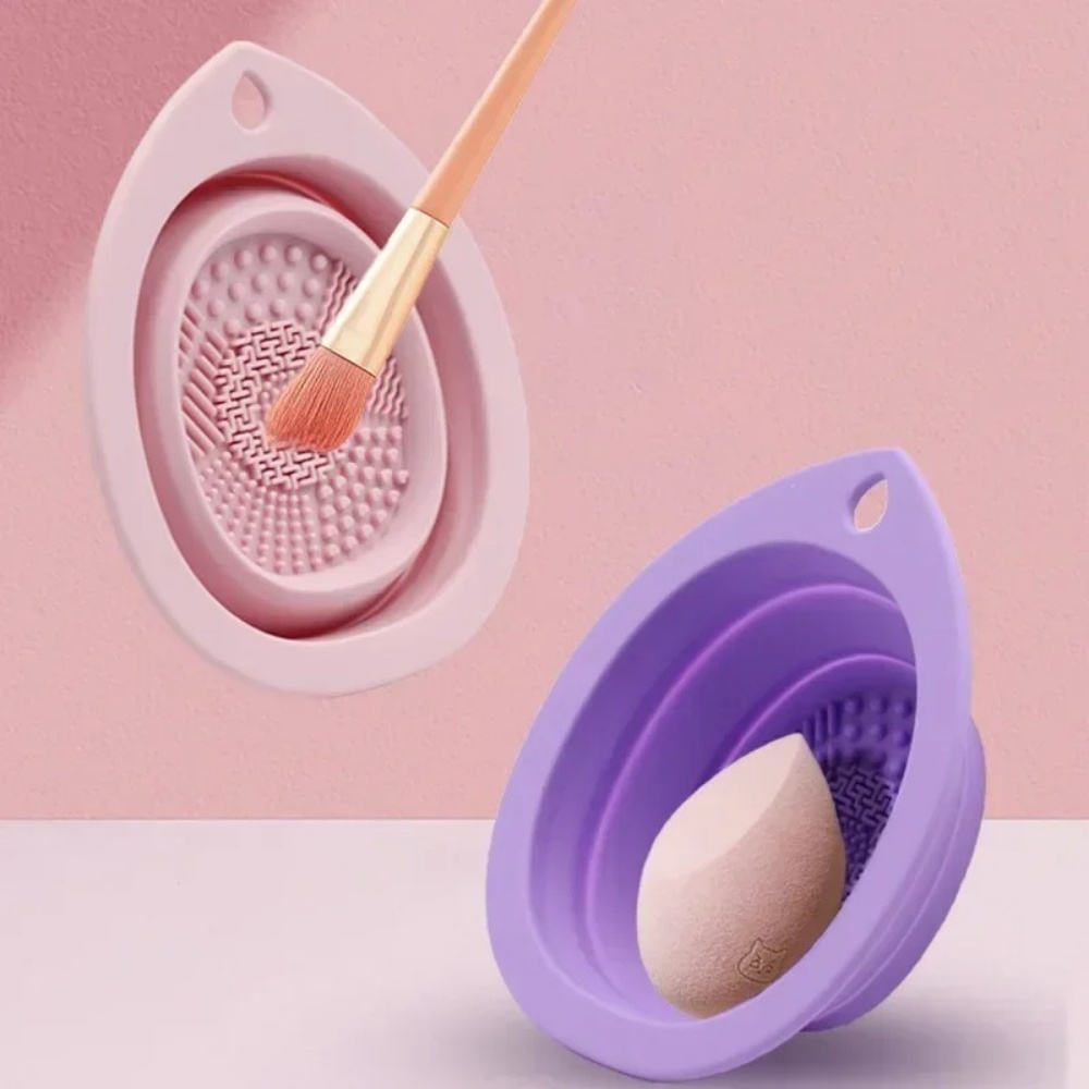 Mangkuk Pembersih Kuas Rias Si - Beauty Makeup Wholesale ulasan dan harga