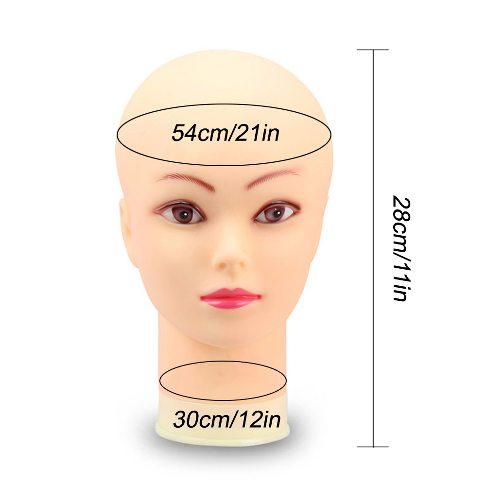 Kepala Manekin Latihan Wig Ram - Beauty Makeup Training ulasan dan harga
