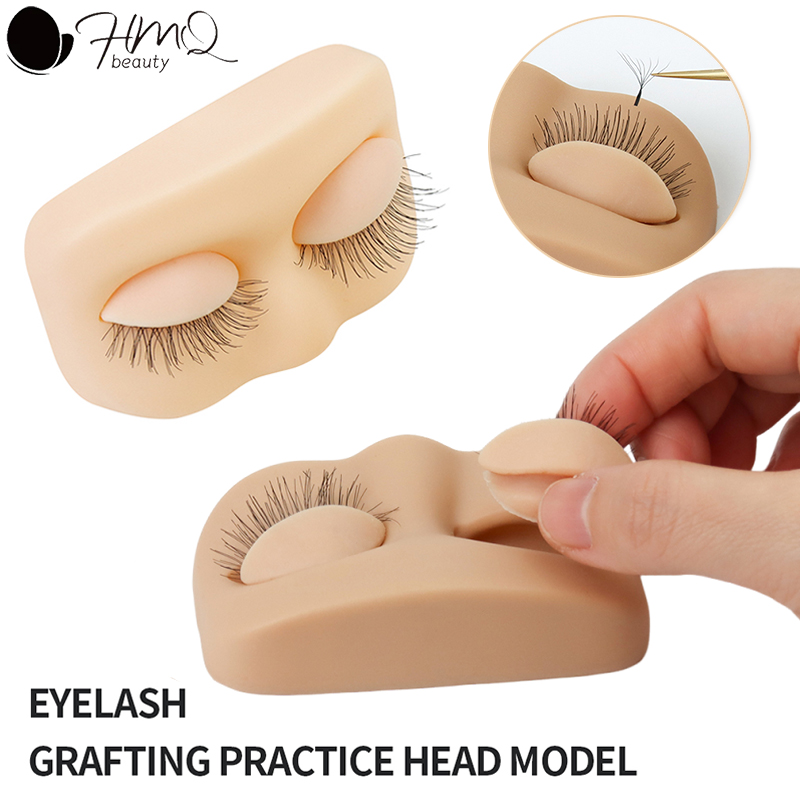 Kepala Latihan Ekstensi Bulu M - Beauty Makeup Training ulasan dan harga