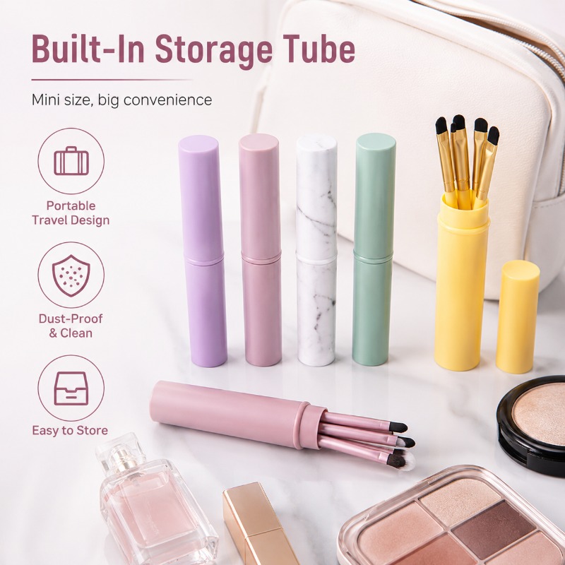5 Buah Set Kuas Rias Mata Port - Beauty Makeup Youtube ulasan dan harga