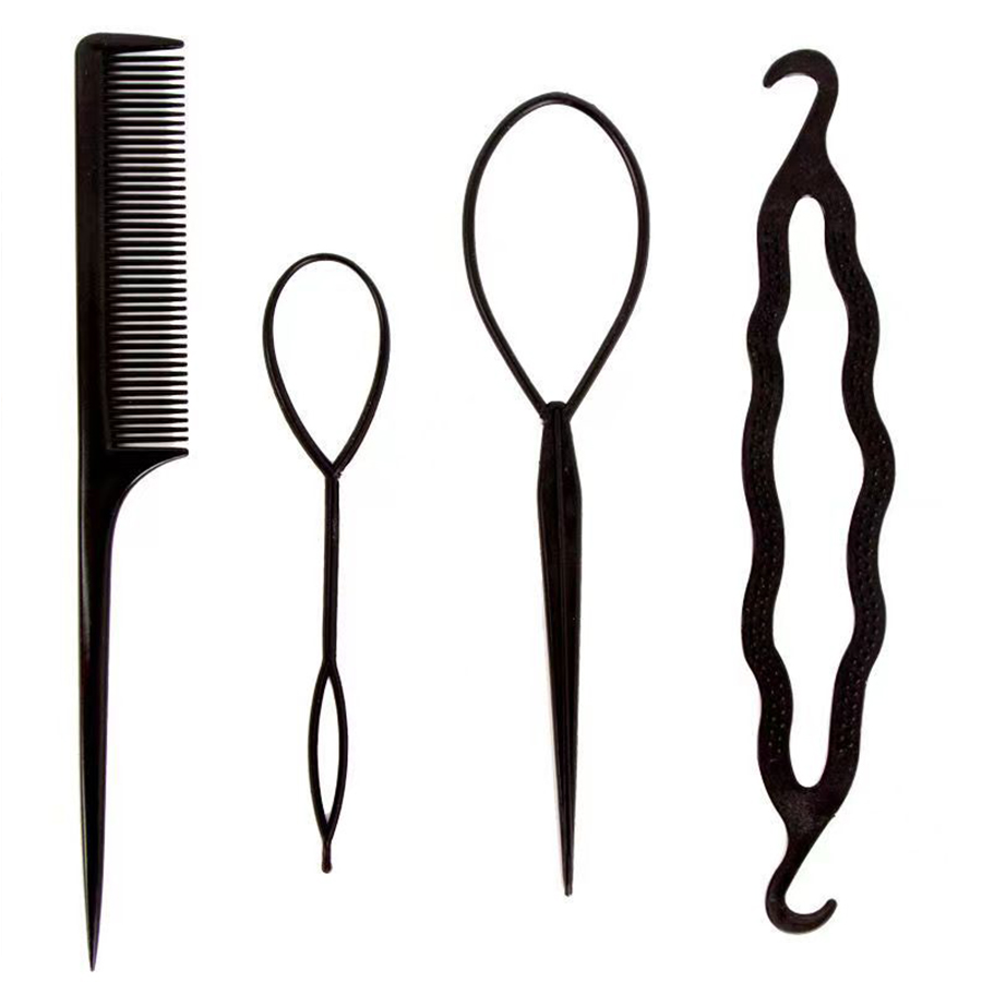 Kit Alat Kepang Rambut 4 Buah  - Beauty Makeup Wholesale ulasan dan harga