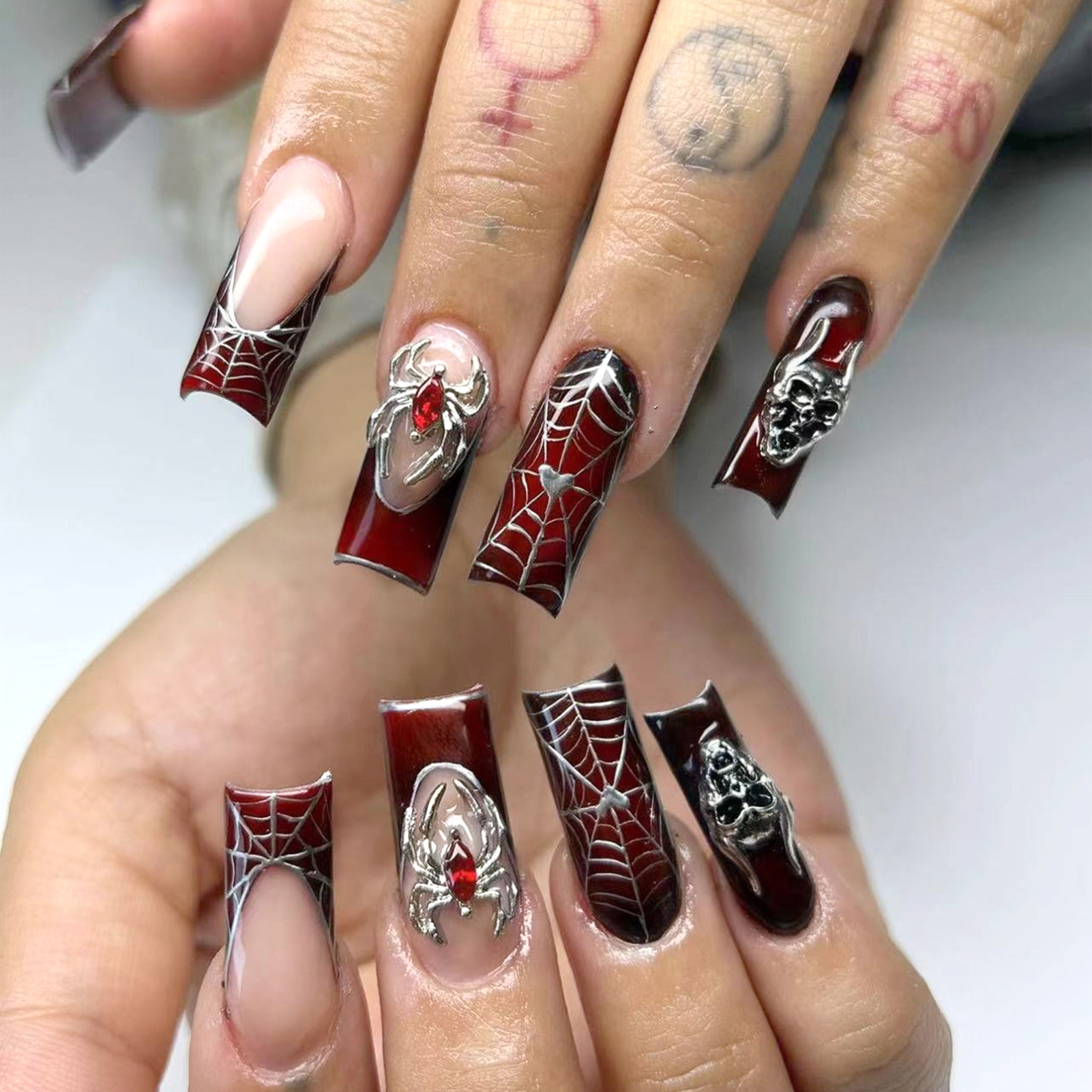 Kuku Palsu Panjang Model Coffi - Nail Extension Tips ulasan dan harga
