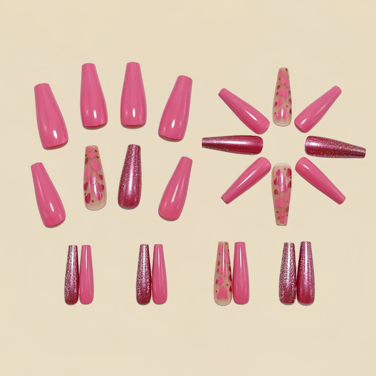 Kuku palsu panjang sedang desa - Nail Extension Tips ulasan dan harga