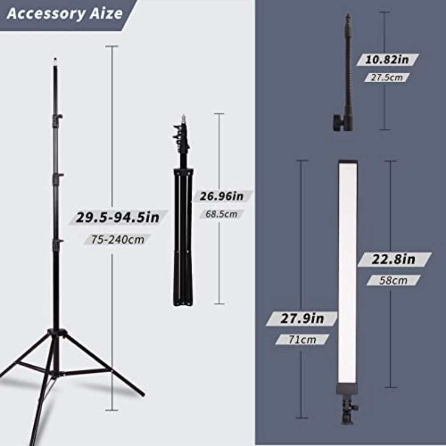 Kit Pencahayaan LED Studio Fot - Beauty Makeup Youtube ulasan dan harga