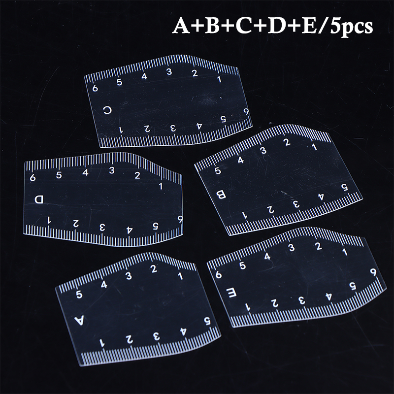 【M】5Pcs Stencil Pembentuk Alis - Beauty Makeup Gift Sets ulasan dan harga
