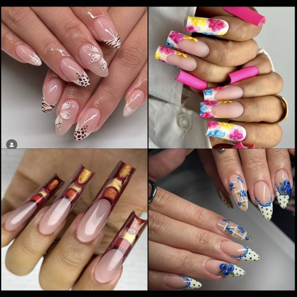 140PCS 14 Ukuran French Nail D - Nail Extension Tips ulasan dan harga