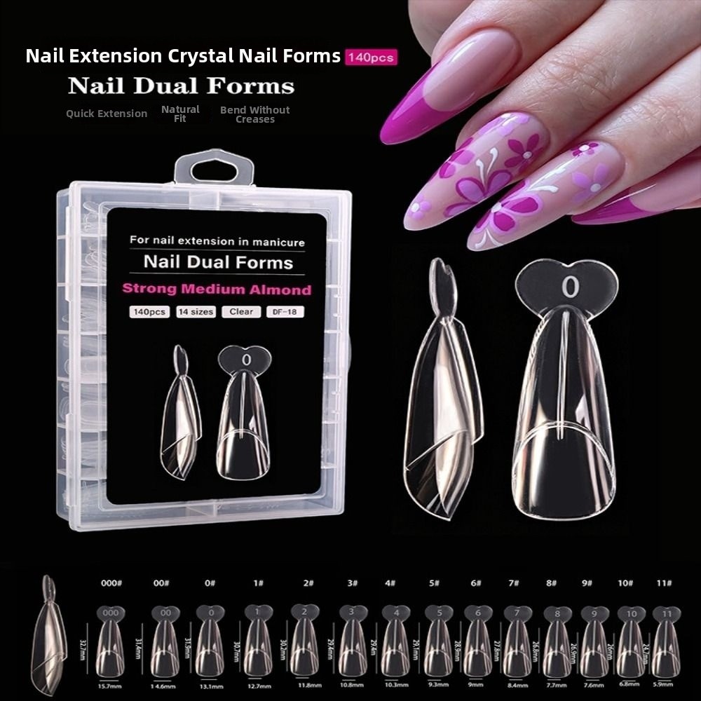 140PCS 14 Ukuran French Nail D - Nail Extension Tips ulasan dan harga