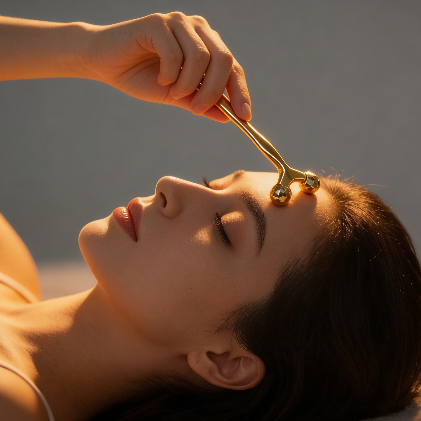 Roller Wajah Dua Sisi Logam Em - Face Massager ulasan dan harga