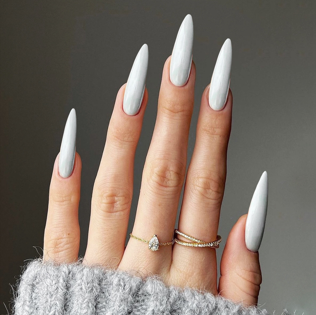 Kuku palsu Stiletto panjang, u - Nail Extension Tips ulasan dan harga