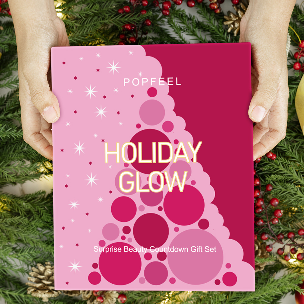 POPFEEL 24 Day Holiday Glow Ad - Beauty Makeup Gift Sets ulasan dan harga